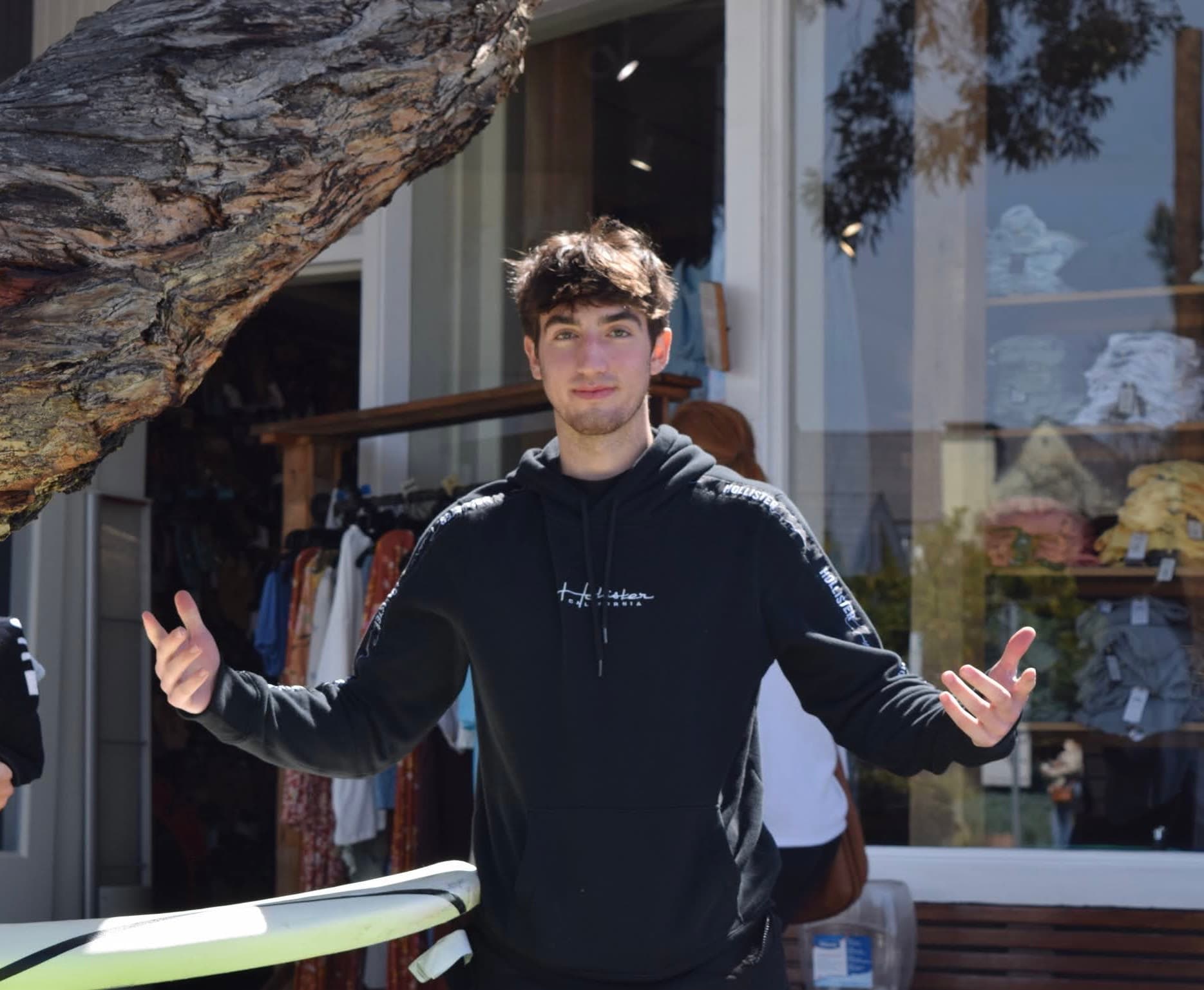 Andrew out and about in the city